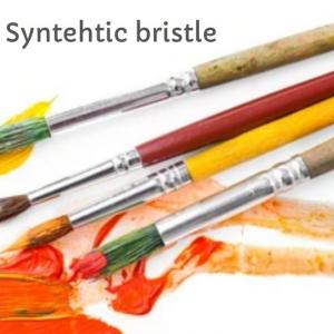  It's important to use the right synthetic bristle for brush