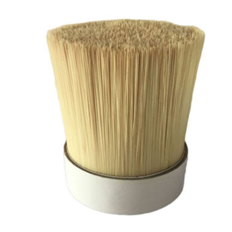 PET hollow synthetic bristle for cheap flat paint brushes 