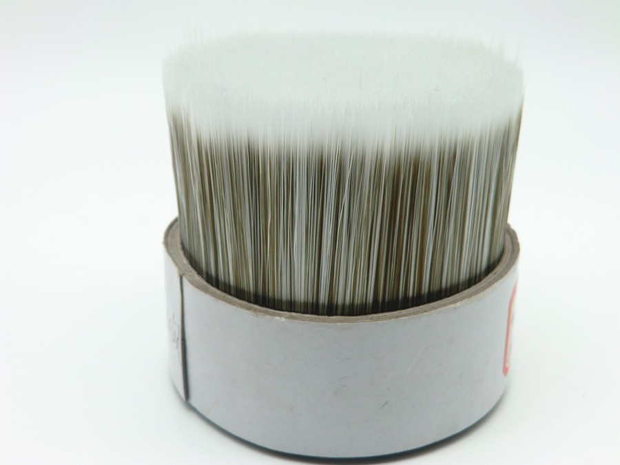 Premixed 2 color synthetic paint brush filament 