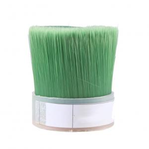 Green Color PBT Tapered Synthetic Brush Bristle for Paint Brushes