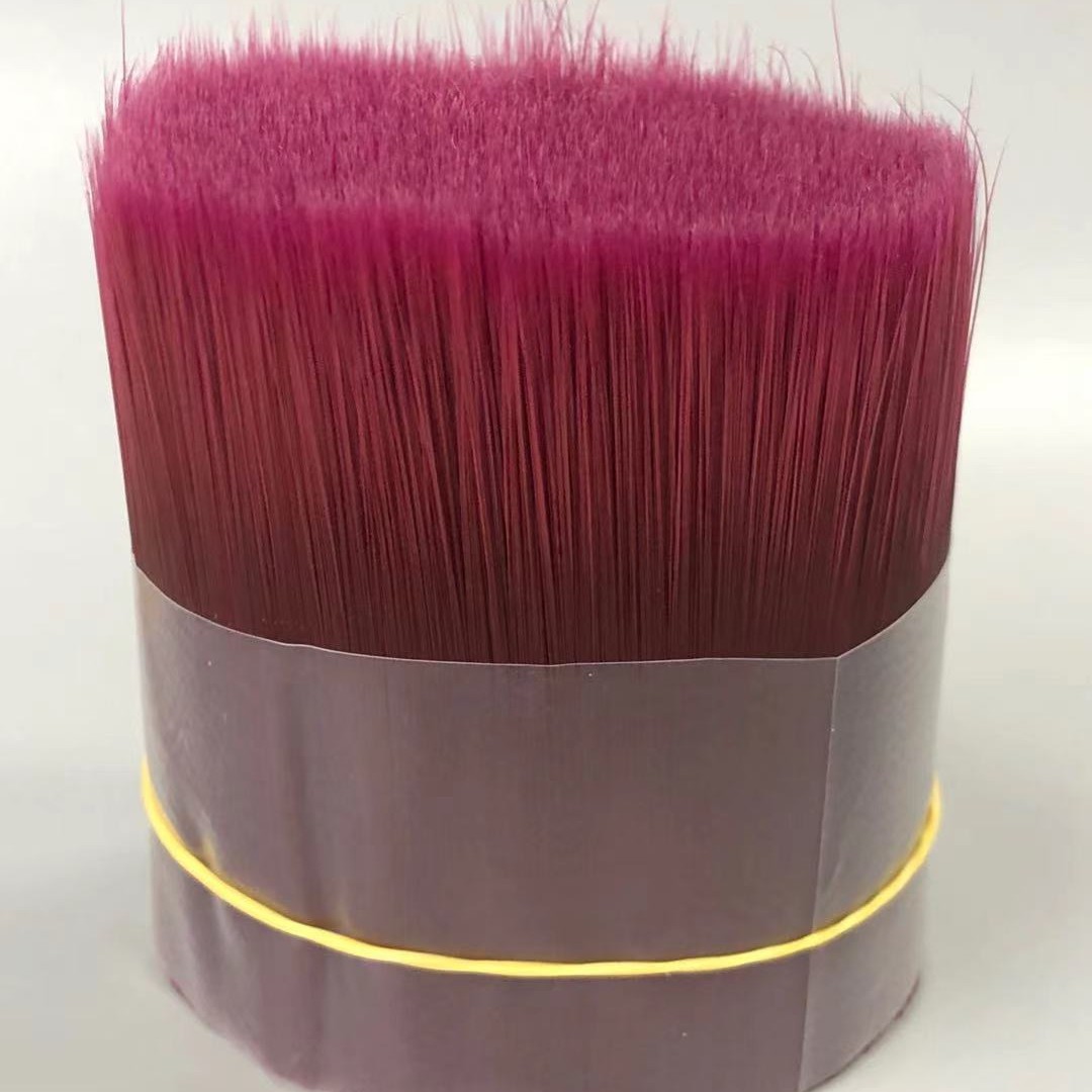 Dark Purple PBT and PET tapered brush filament