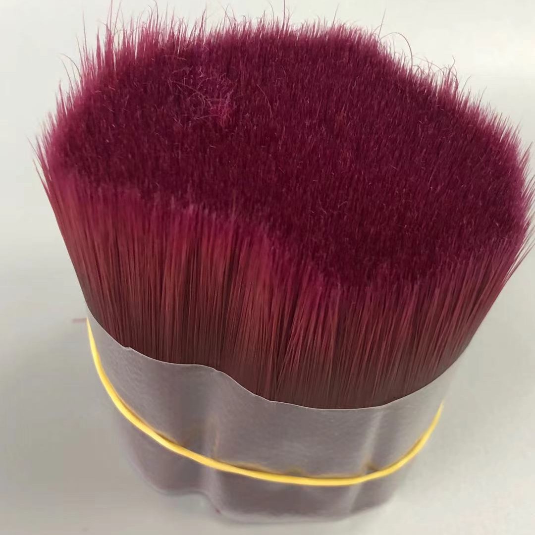 Dark Purple PBT and PET tapered brush filament