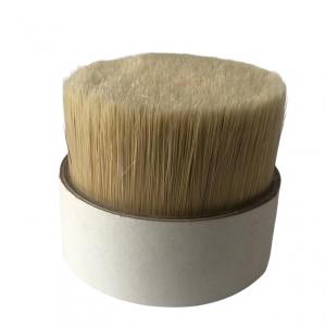 76mm Natural bristle mix synthetic bristle bottom price PET brush bristle for paint brush
